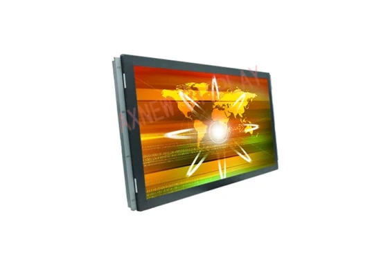 28.5W VGA DVI Industrial LCD Display 400CD/M2 Capacitive Touch Screen Display
