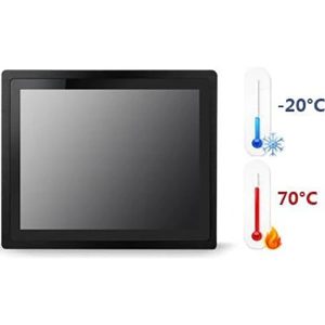 IP65 1280X1024 250CD/M2 Industrial Touch Monitor 18.5W